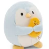 Soft toy mymochi Penguin Waddle 16cm with duck in gift box