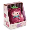 Soft Toy Set Bunny Pibu with soft ice cream and strawberry costume in gift box