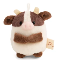 Soft Toy Set Cow Moona with milk-shake and soft ice cream costume in gift box