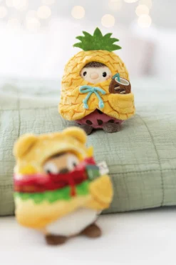 Soft Toy Set Ladybird Dozz with coconut and pineapple costume in gift box