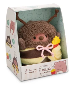 Soft toy Set mymochi Bear Nomo with french fries and bee costume