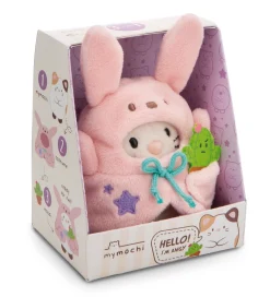 Soft toy Set mymochi Cat Angy with cactus and bunny costume