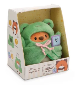 Soft toy Set mymochi Fox Geeks with video game and frog costume