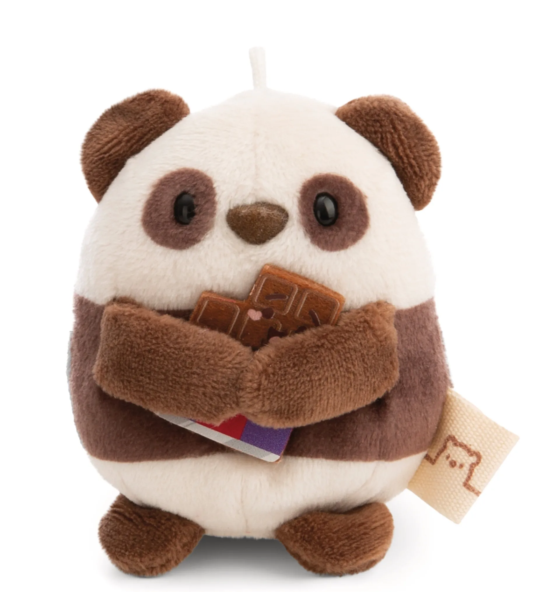 Soft Toy Set Panda Kono with chocolate and popcorn costume in gift box