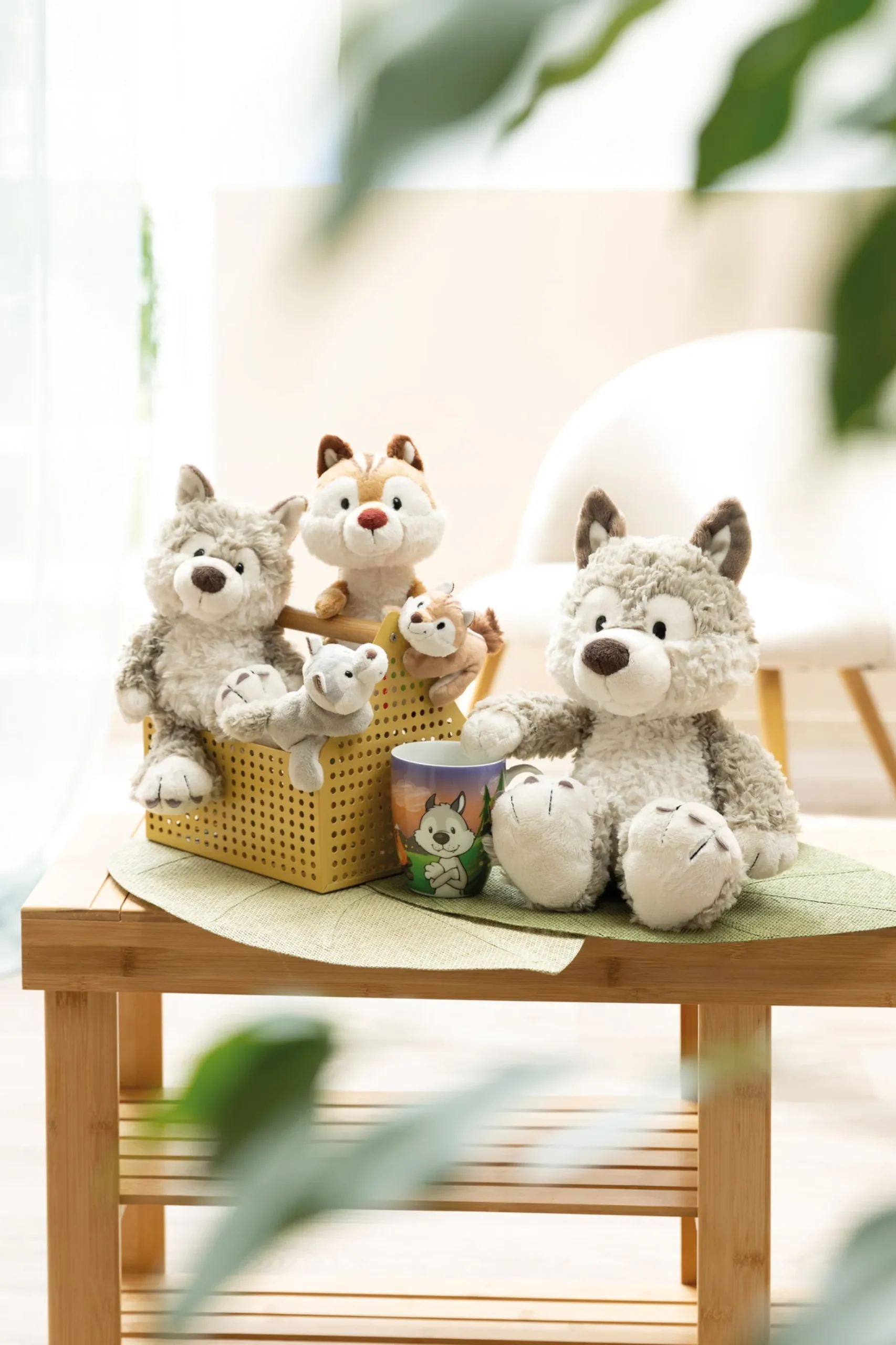 Soft Toy Wolf Winny NICI GREEN