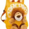 Backpack with soft toy Lion