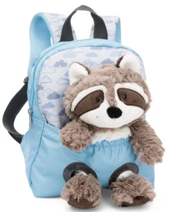 Backpack with soft toy Raccoon
