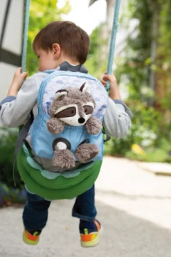 Backpack with soft toy Raccoon