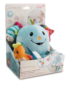 Bathing Soft Toy Octopus Octily with 3 figurines in gift box