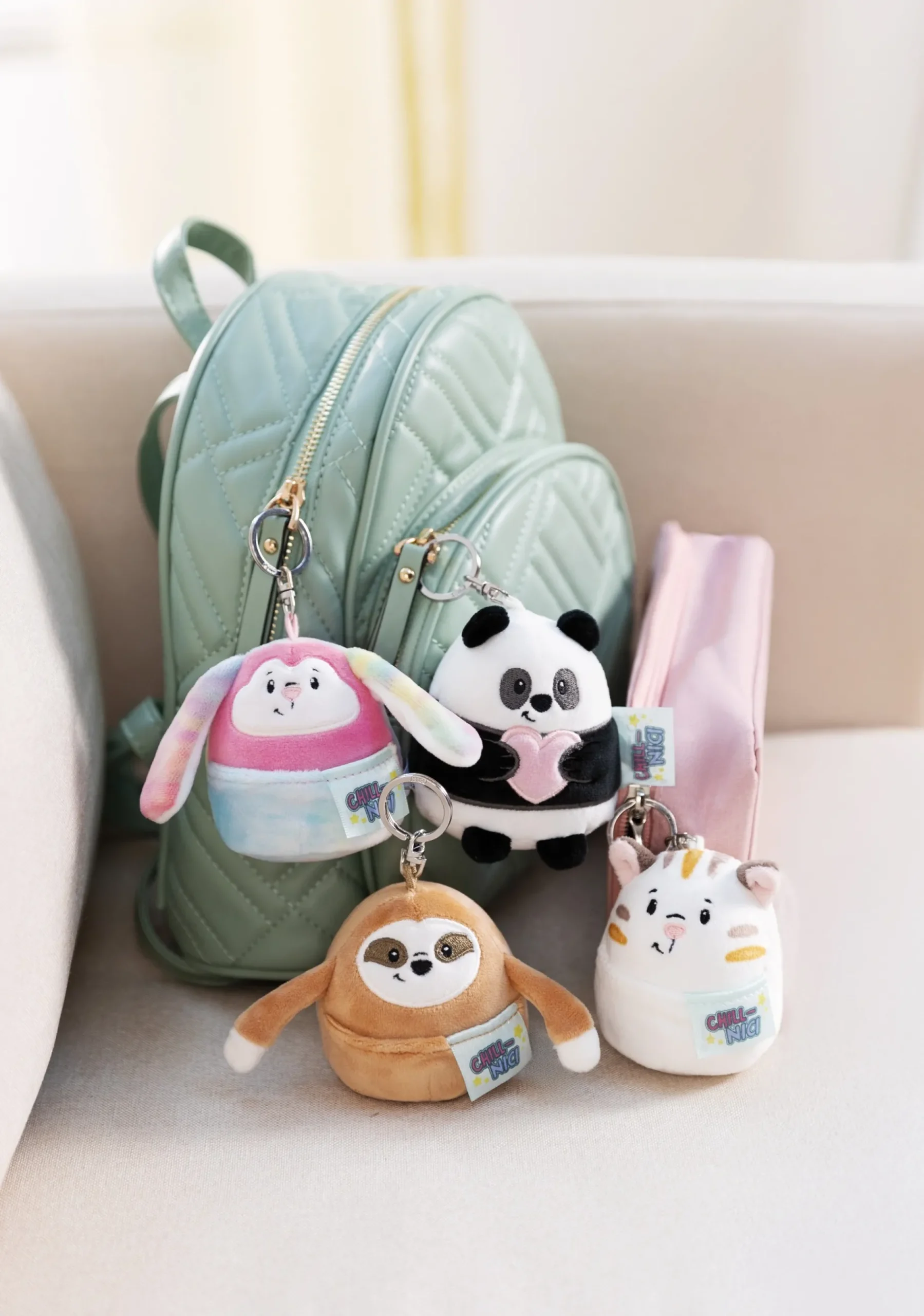 Chill-NICI Keyholder Panda with heart