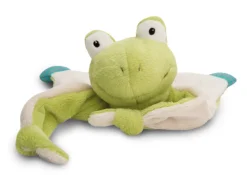 Comforter Frog "Kleiner Prinz" 25x25cm on header card