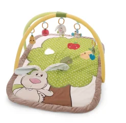 3-D Activity-Quilt Rabbit and Owl with play cushion in Carrying Bag