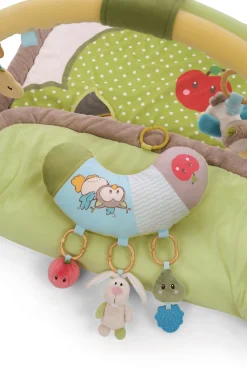 3-D Activity-Quilt Rabbit and Owl with play cushion in Carrying Bag
