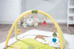 3-D Activity-Quilt Rabbit and Owl with play cushion in Carrying Bag