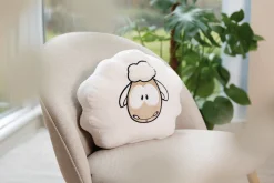 Figural Cushion Sheep white