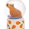 Glitter Globe Capybara "Happybara"