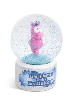 Glitter Globe Seahorse Laguna Rainbow