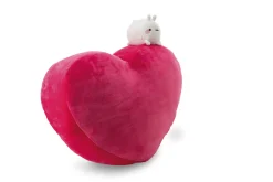 Heart shaped Cushion MOLANG with soft toy MOLANG