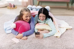 Heart shaped Cushion MOLANG with soft toy MOLANG