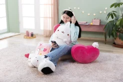 Heart shaped Cushion MOLANG with soft toy MOLANG