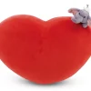 Heart-shaped Cushion Love Elephant