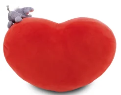 Heart-shaped Cushion Love Elephant