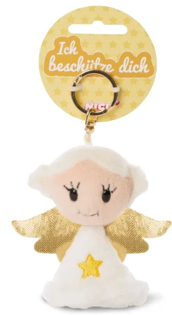 Key ring Guardian Angel with star