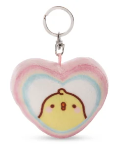 Key Ring Piu Piu, heart shaped