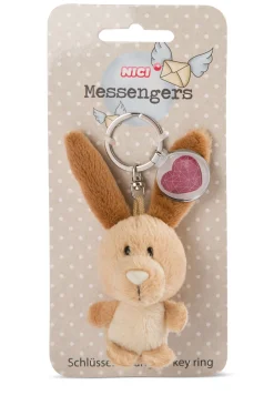 Key ring rabbit with pendant "Heart"