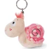 Key Ring Snail pink