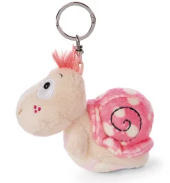 Key Ring Snail pink
