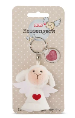 Keyholder Angel w. pendant "Heart symbol"
