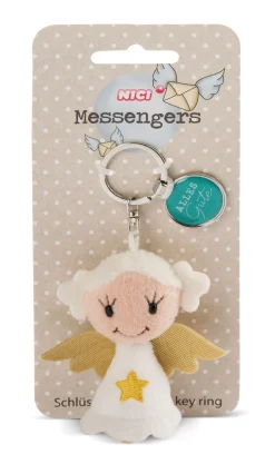 Keyholder Angel w. pendant "Alles Gute"