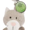 Keyholder cat with pendant "Ich bringe dir Glück"