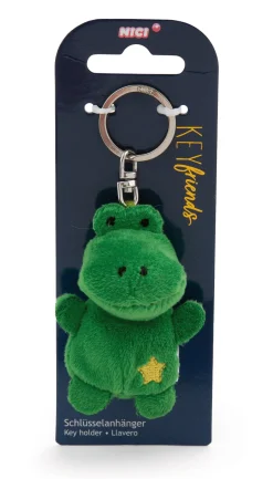 Keyholder frog with star
