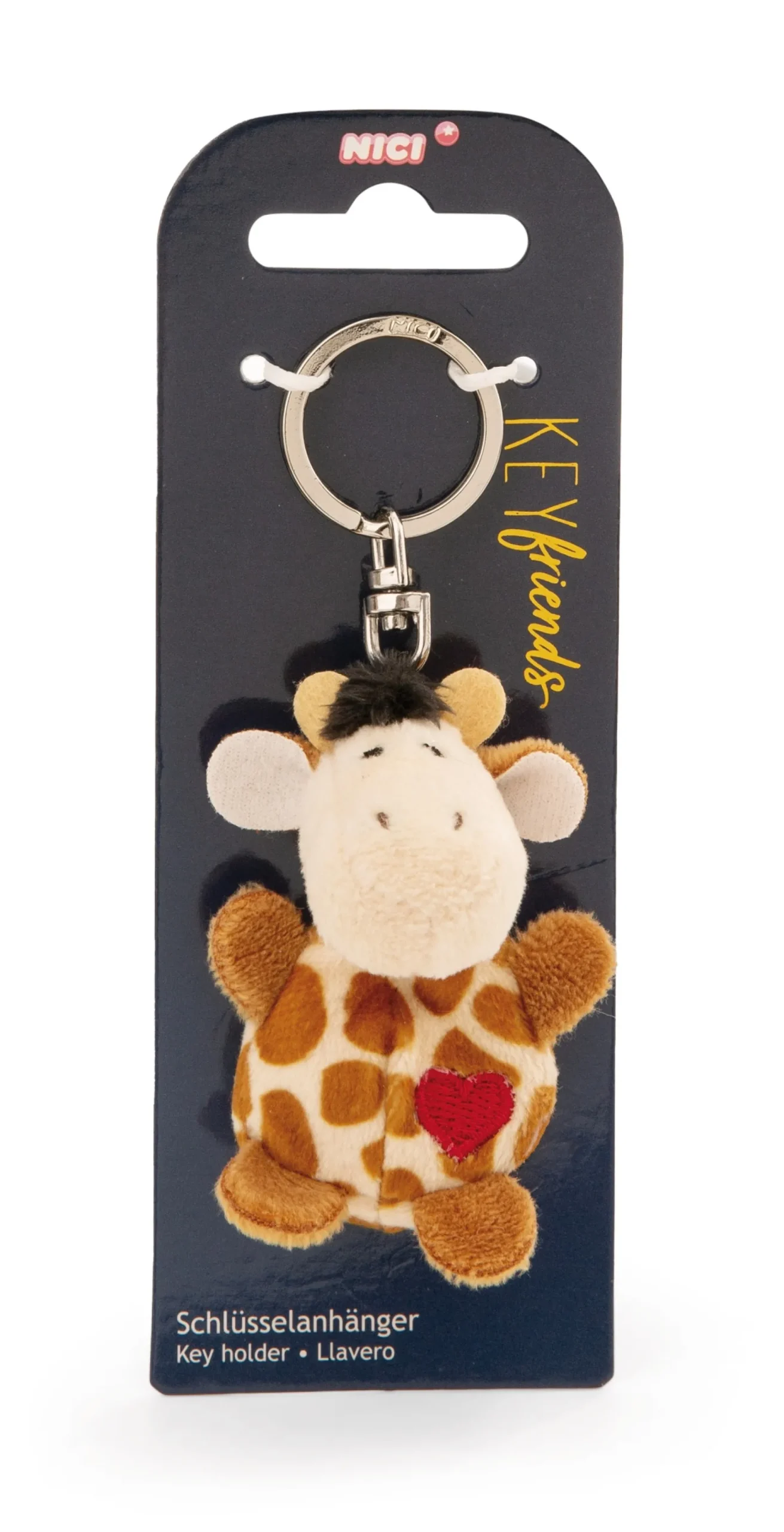 Keyholder giraffe with heart