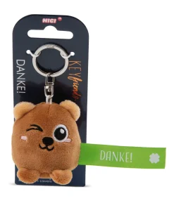 Keyholder Green bear "Danke!"