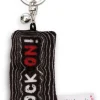 Keyholder mini plush cushion "Rock on!" w. bell