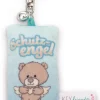 Keyholder mini plush cushion "Schutzengel" w. bell