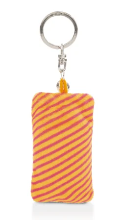 Keyholder mini plush cushion "Bereit für Schabernack" w. bell