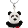 Keyholder panda with heart