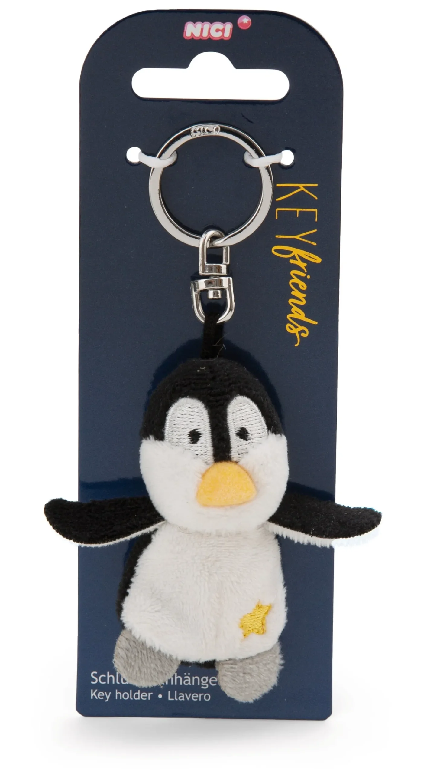 Keyholder penguin with star