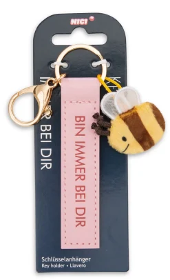 Keyholder "Bin immer bei dir" bee