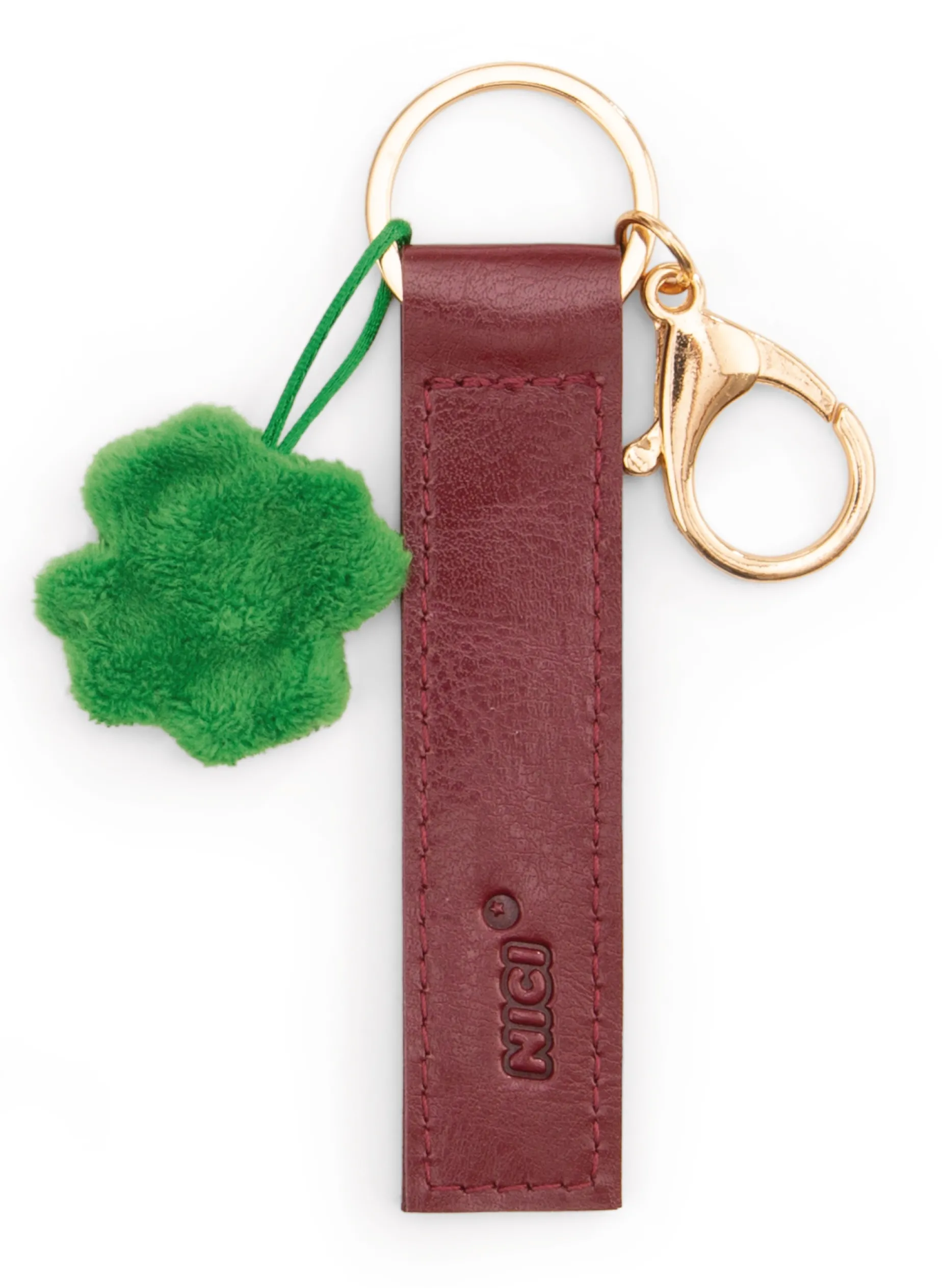 Keyholder "Gute Fahrt!" cloverleaf