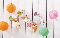 Keyholder Rabbit w. pendant "Ich bringe dir Glück"