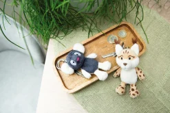 Keyholder Ruffed Lemur Ruffi NICI GREEN