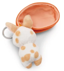 Keyholder Sleeping Pets Caramel Dotted Bunny NICI GREEN