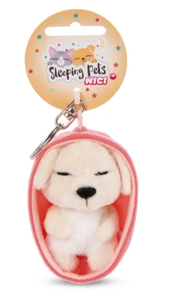 Keyholder Sleeping Pets Dog creme