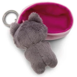 Keyholder Sleeping Pets Grey Cat NICI GREEN