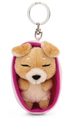 Keyholder Sleeping Pets Light Brown Dog NICI GREEN